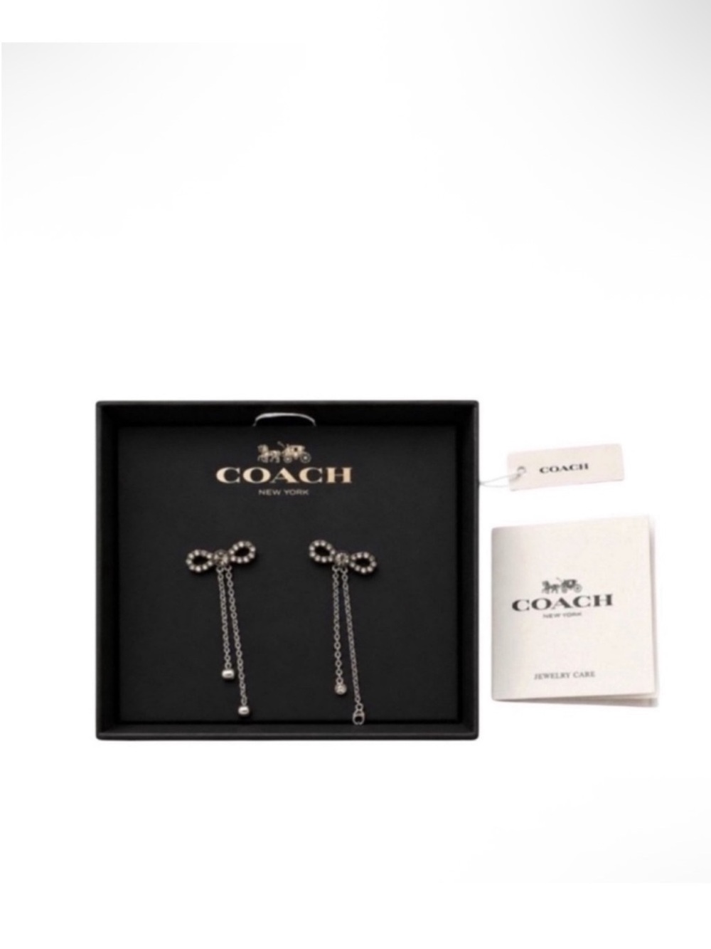 Coach Bow Earrings